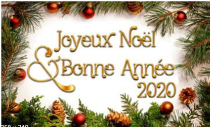 Joyeux Noël & Bonne Année 2020